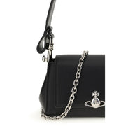 Vivienne Westwood Black Polyurethane Shoulder Bag