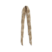 Burberry Beige Silk Scarf