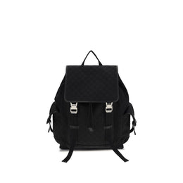 Gucci Black Fabric Backpack