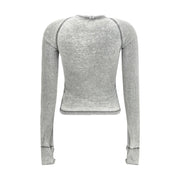 Diesel Gray Cotton Top