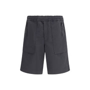 Moncler Grenoble Black Polyester Bermuda Shorts