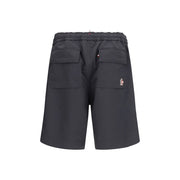 Moncler Grenoble Black Polyester Bermuda Shorts