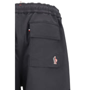 Moncler Grenoble Black Polyester Bermuda Shorts