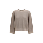 Brunello Cucinelli Gold Cotton Sweatshirt