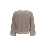 Brunello Cucinelli Gold Cotton Sweatshirt
