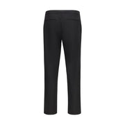 Maison Margiela Black Fleece Wool Casual Pants