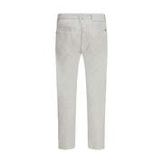 Dsquared² White Cotton Slim Fit Jeans
