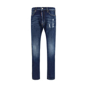 Dsquared² Blue Cotton Jeans Denim