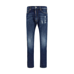 Dsquared² Blue Cotton Jeans Denim