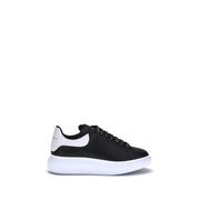 Alexander McQueen Black Calf Leather Bos Taurus Platform Sneakers