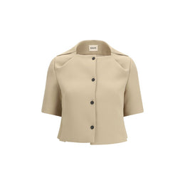 Khaite Beige Polyester Coat