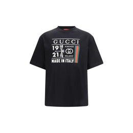 Gucci Black Cotton T-Shirt
