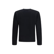 Valentino Black Fleece Wool Sweatshirt