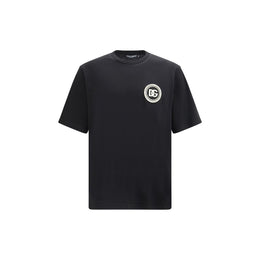 Dolce & Gabbana Black Cotton T-Shirt