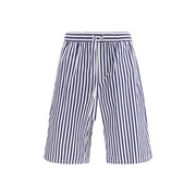 Dolce & Gabbana Multicolor Cotton Bermuda Shorts