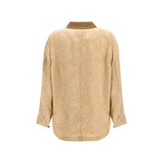 R13 Orange Linen Coat