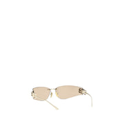 Balenciaga Gold Metal Sunglasses