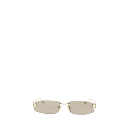 Balenciaga Gold Metal Sunglasses