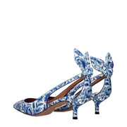 Aquazzura Blue Paillettes High Heel Pumps