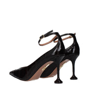 Aquazzura Brown Leather High Heel Pumps