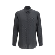 Tom Ford Black Silk Pattern Shirt
