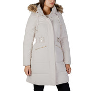 Guess Cream Polyester Coat