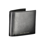 Tommy Hilfiger Black Leather Men Wallet