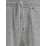 Brunello Cucinelli Gray Cotton Joggers (Workout Pants)