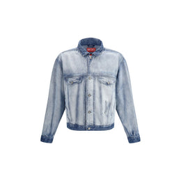 Diesel Blue Cotton Denim Jacket