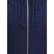 Brunello Cucinelli Blue Cashmere Coat