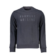 Harmont & Blaine Blue Cotton Men's Sweatshirt