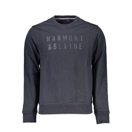 Harmont & Blaine Blue Cotton Men's Sweatshirt