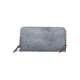 Desigual Blue Cotton Wallet