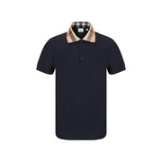 Burberry Blue Cotton Polo Shirt