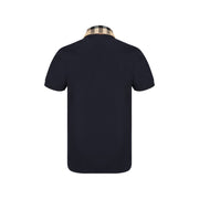 Burberry Blue Cotton Polo Shirt
