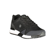 Lumberjack Black Polyester Men Sneaker