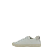 Veja White Calf Leather Bos Taurus Low Top Sneakers