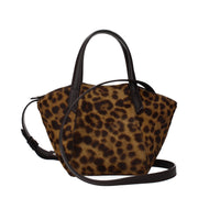 Dondup Brown Horsehair Handbag