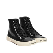 Balenciaga Black Calfskin High Top Sneakers