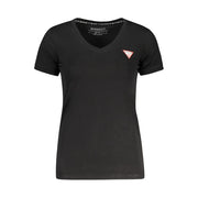 Guess Jeans Black Cotton Women's T-Shirt