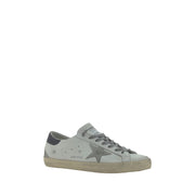 Golden Goose White Goatskin Low Top Sneakers