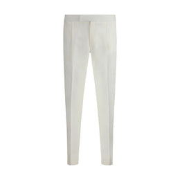 Brioni White Linen Pants