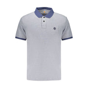 Timberland Blue Cotton Men's Polo Shirt