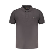 Timberland Black Cotton Polo Shirt