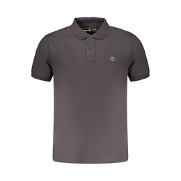 Timberland Black Cotton Men's Polo Shirt