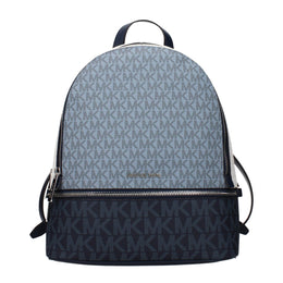 Michael Kors Blue Fabric Backpack