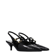 Celine Black Leather Sandals