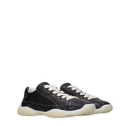 Prada Black Leather Sneakers