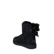 UGG Black Suede Leather Ankle Boots