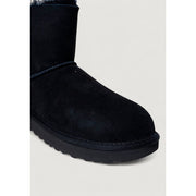 UGG Black Suede Leather Ankle Boots
